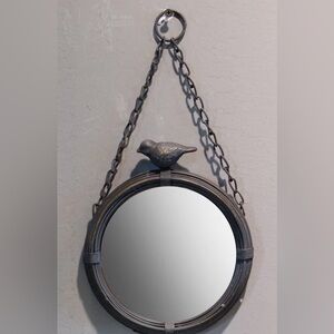 Accent Mirror with Bird